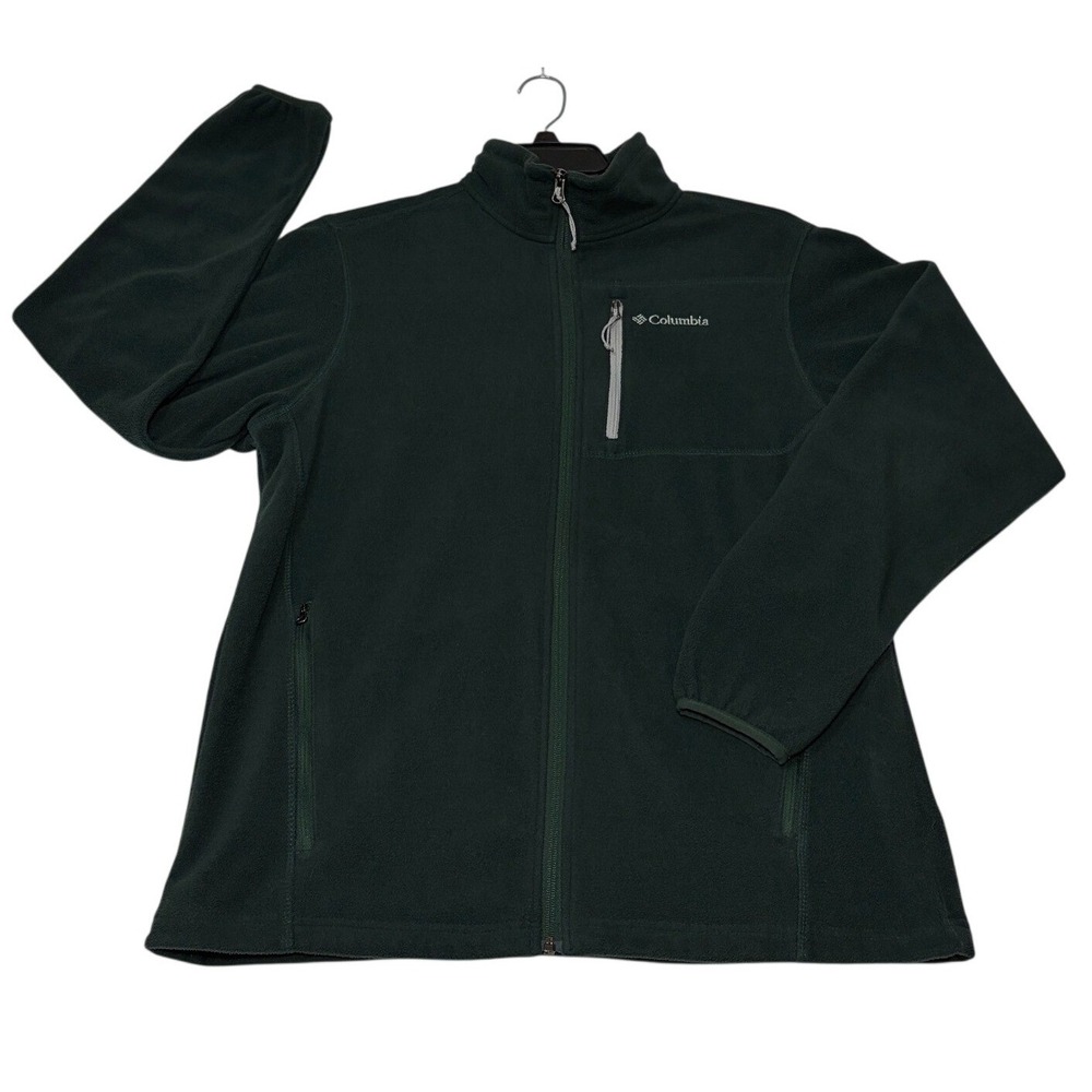 Columbia Fast Trek II Full Zip Fleece Jacket Green M XM1557